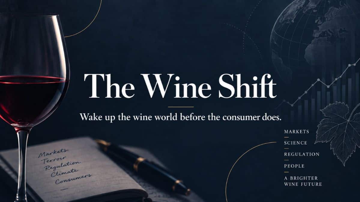 The Wine Shift logo - Wake up the wine world before the consumer does.
